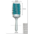 Heat Resistant Material Ceramic Barrel Hair Comb with Ion Bristles